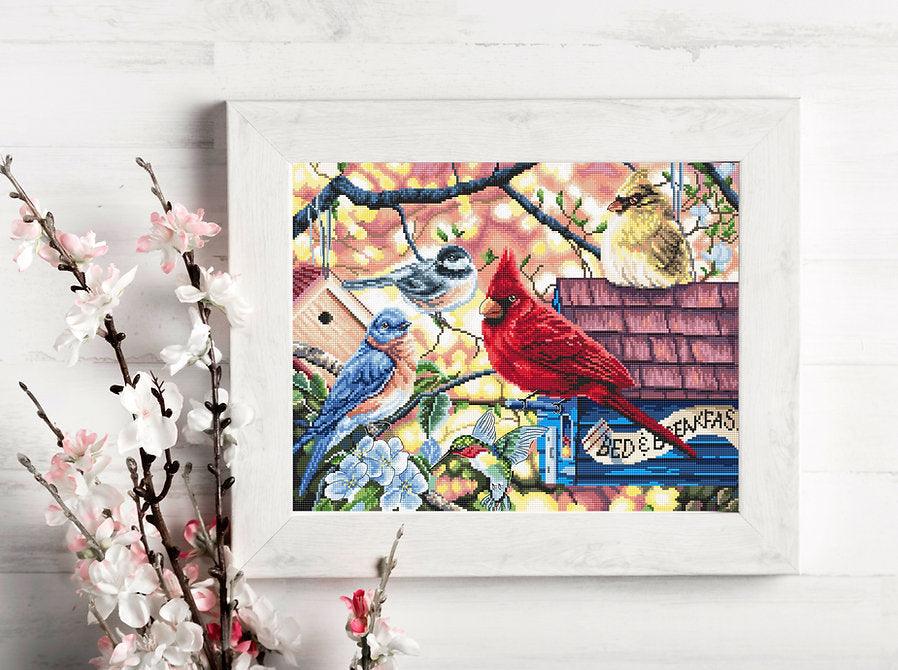 Springtime Songbirds L8062 Counted Cross Stitch Kit