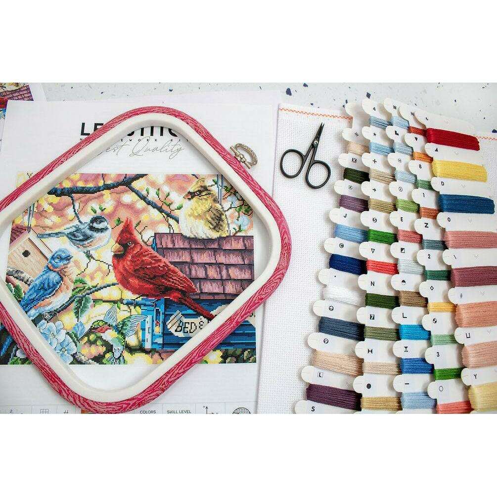 Springtime Songbirds L8062 Counted Cross Stitch Kit