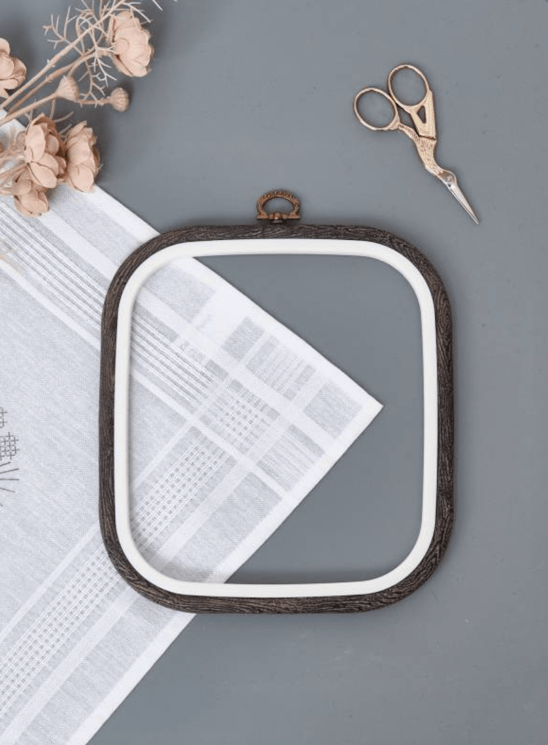 Square Flexi Hoop Nurge 230-12 Woodgrain