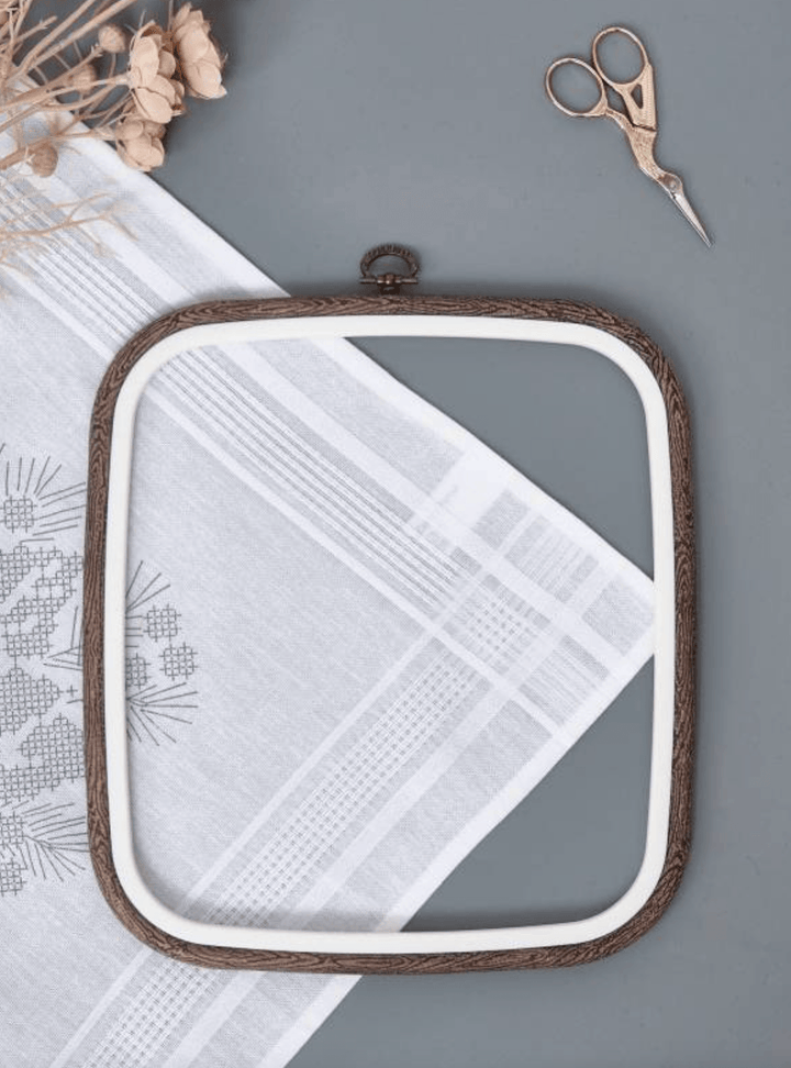 Square Flexi Hoop Nurge 230-13 Woodgrain