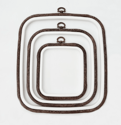 Square Flexi Hoop Nurge 230-13 Woodgrain