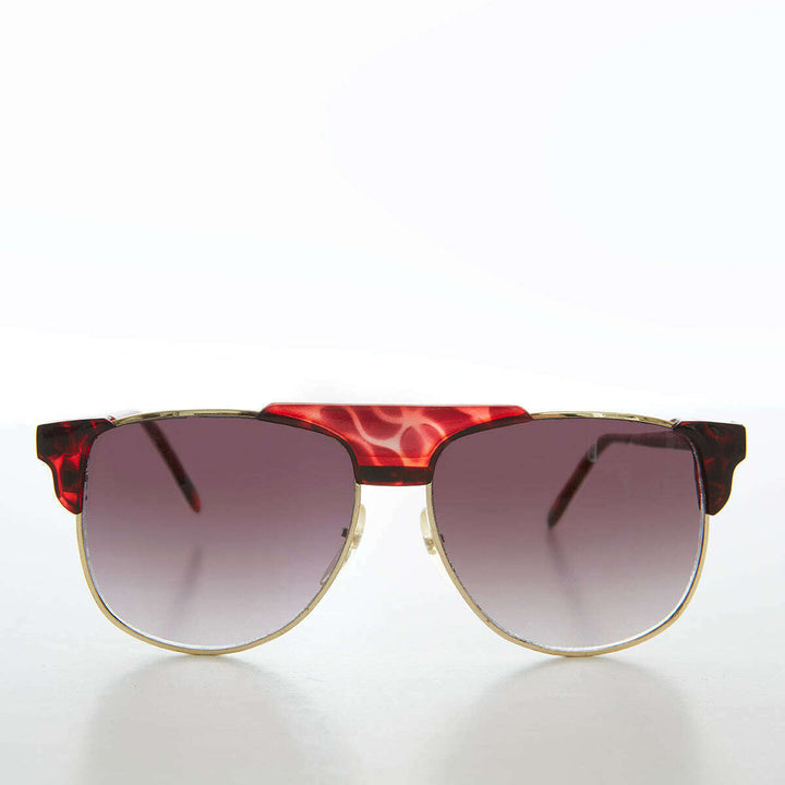 Square Unisex 80s Vintage Sunglasses - Kennith