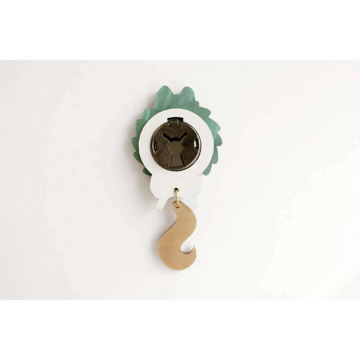 Squirrel in A Christmas Wreath Button Cover by Laliblue – view 5