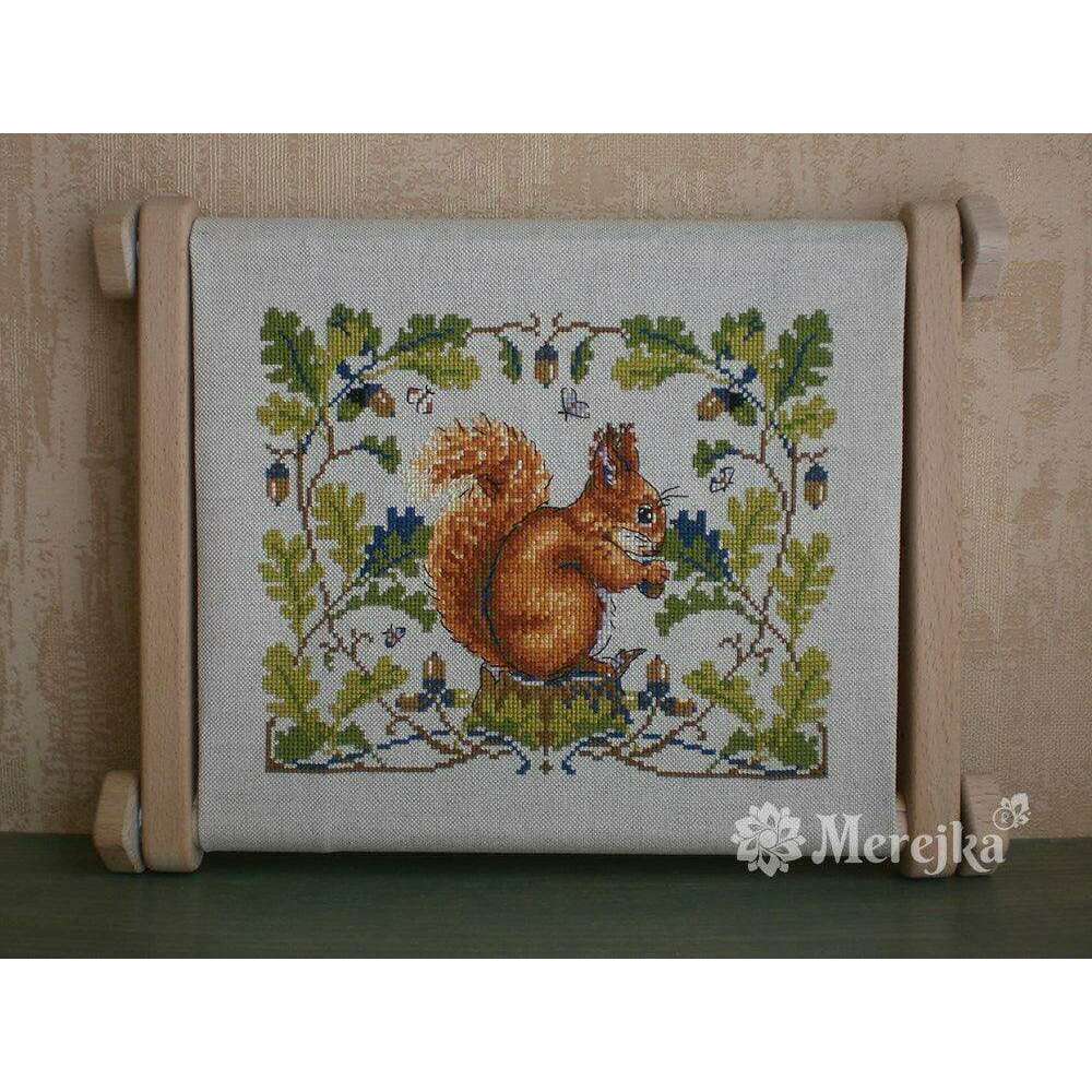 Squirrel K-146A Counted Cross-Stitch Kit