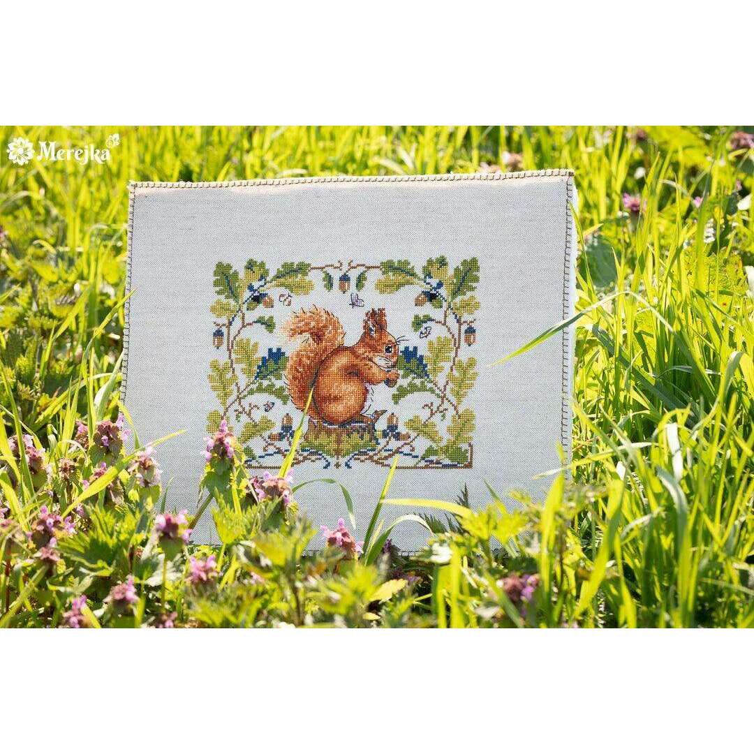 Squirrel K-146A Counted Cross-Stitch Kit