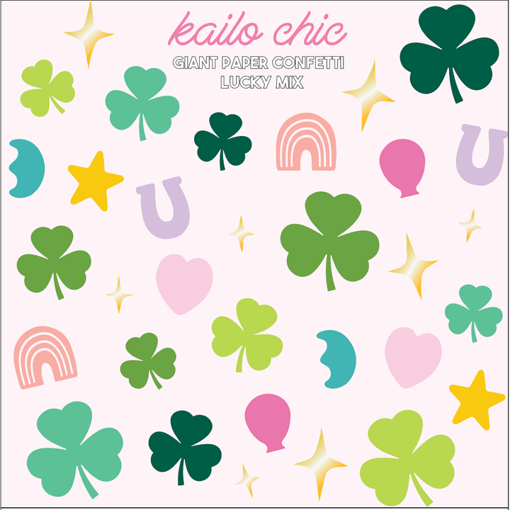 St. Patrick's Day Giant Paper Confetti Decor