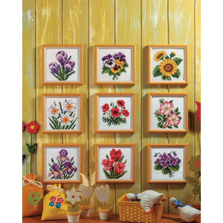 Stamped Cross stitch kit "Daffodils" 7513
