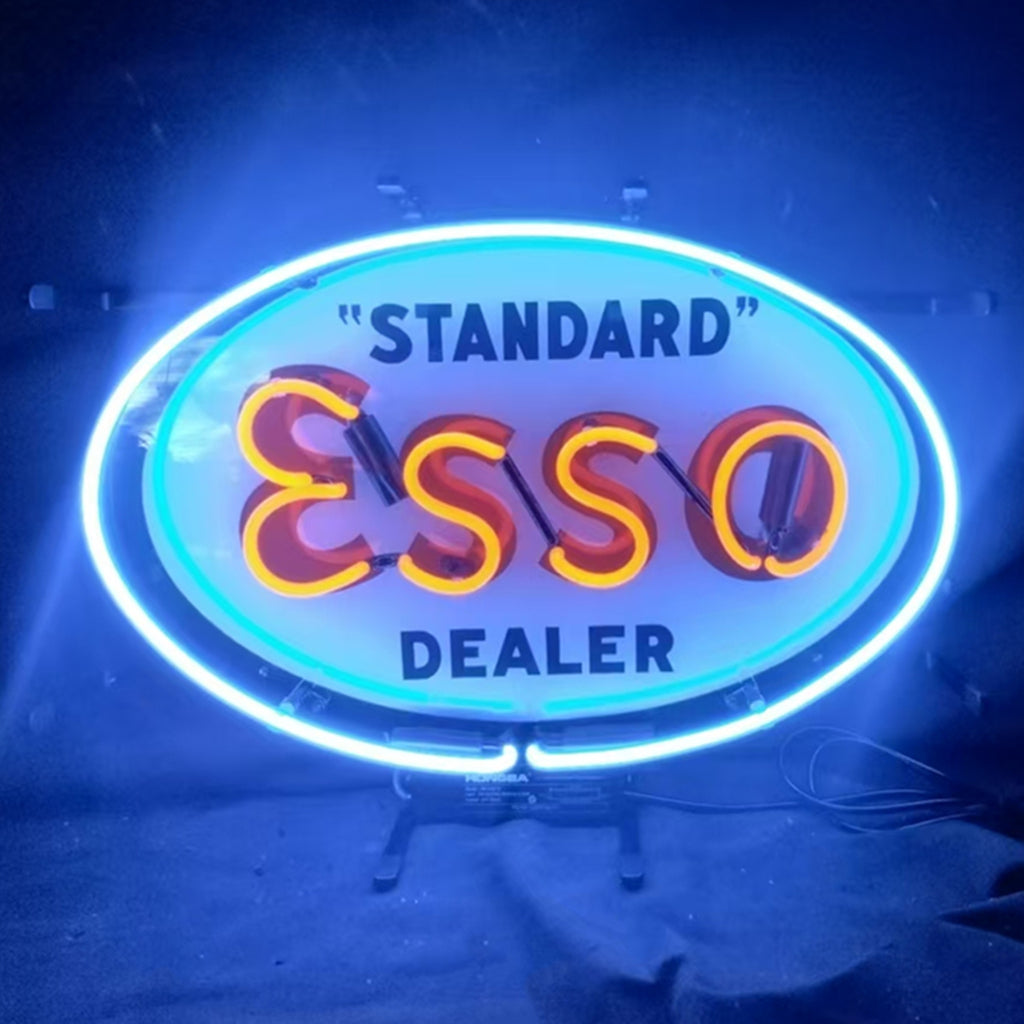 Standard Esso Dealer Neon Signs Light