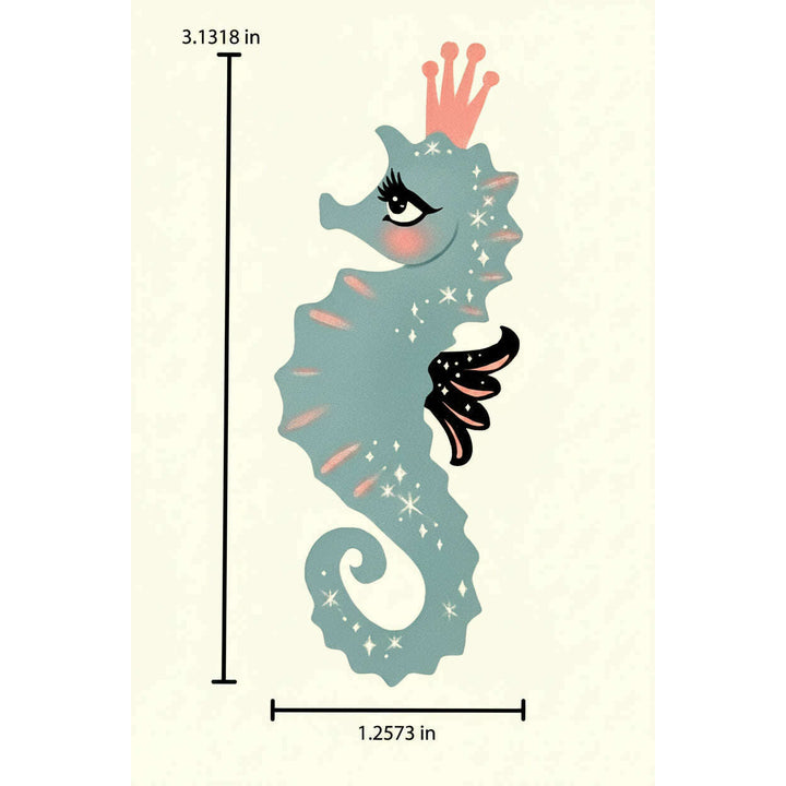 Starla the Seahorse Siren Brooch by Miss Fluff x Lipstick & Chrome – view 2