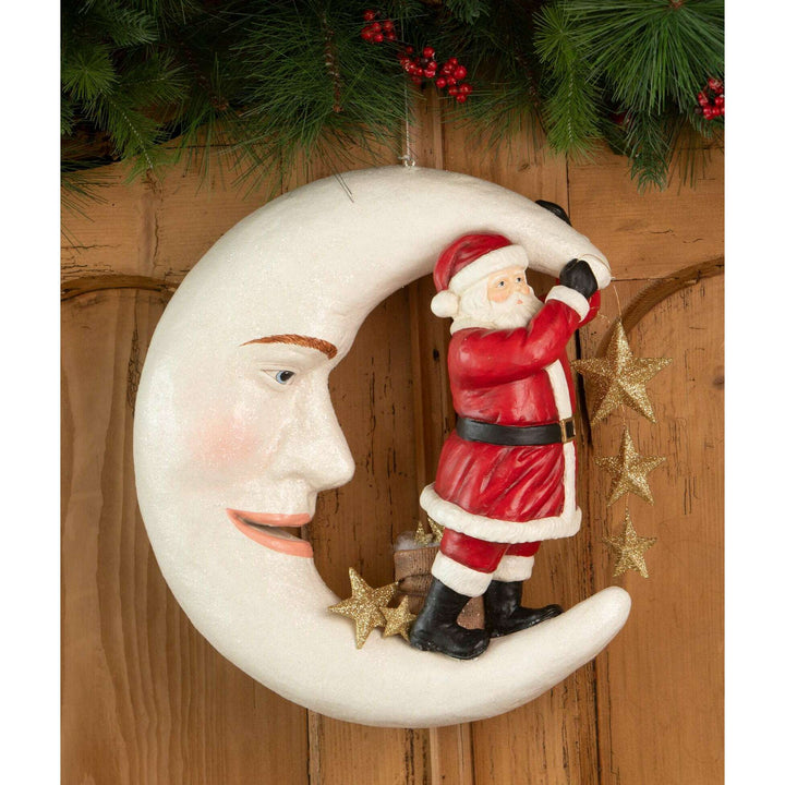 Starlight Santa in Moon by Bethany Lowe Designs, image 4