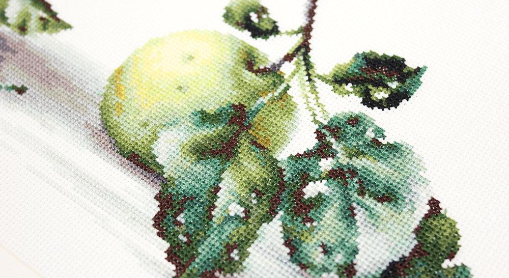 Still Life with apples B2259L Counted Cross-Stitch Kit