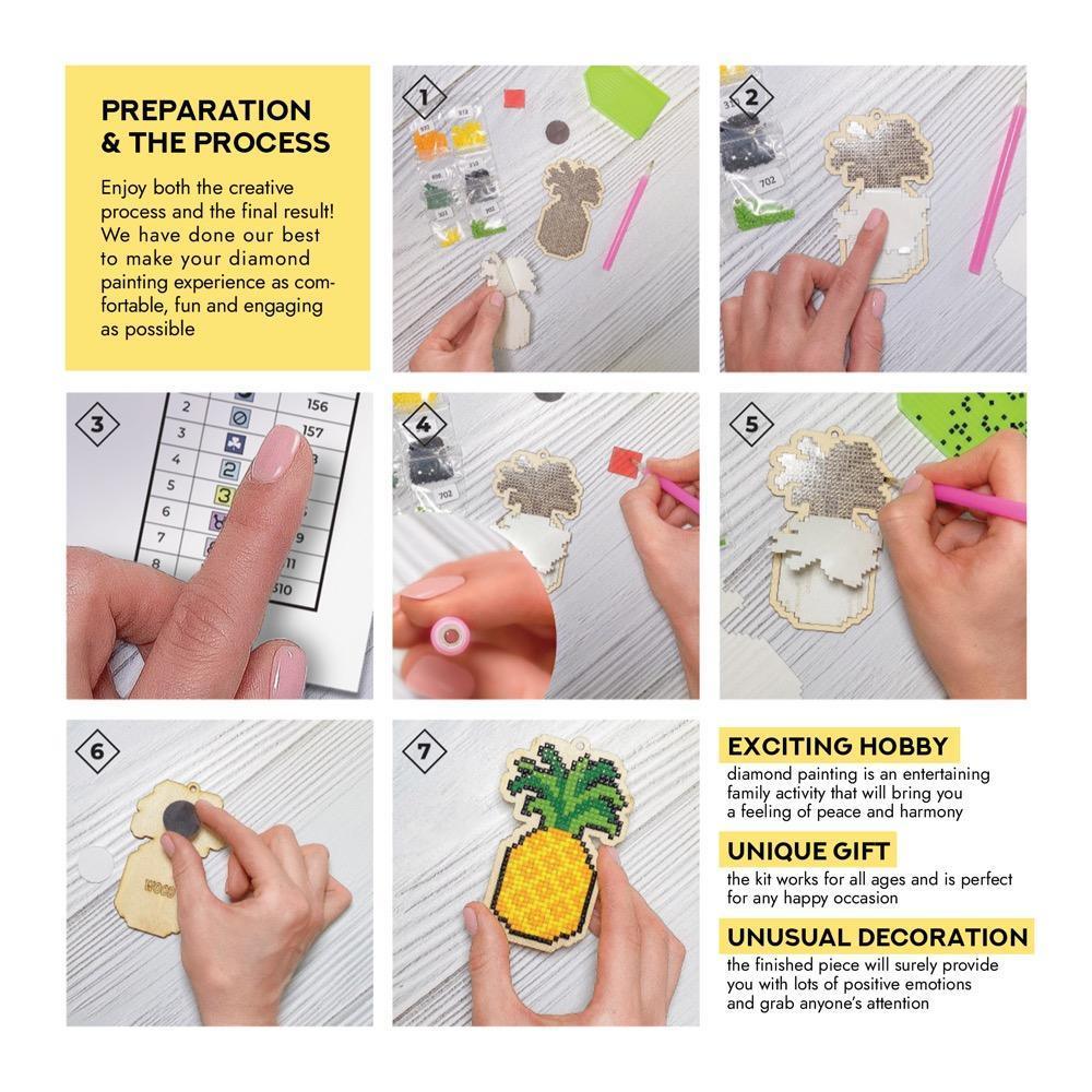 Strawberry Jam WWP374 Diamond Painting on Plywood Kit