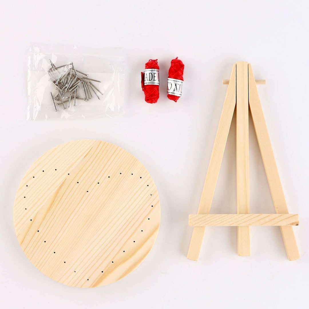 String Art DIY Kit with Stand - Star. Wizardi Craft Kit F07-M12-1-DHAA28334