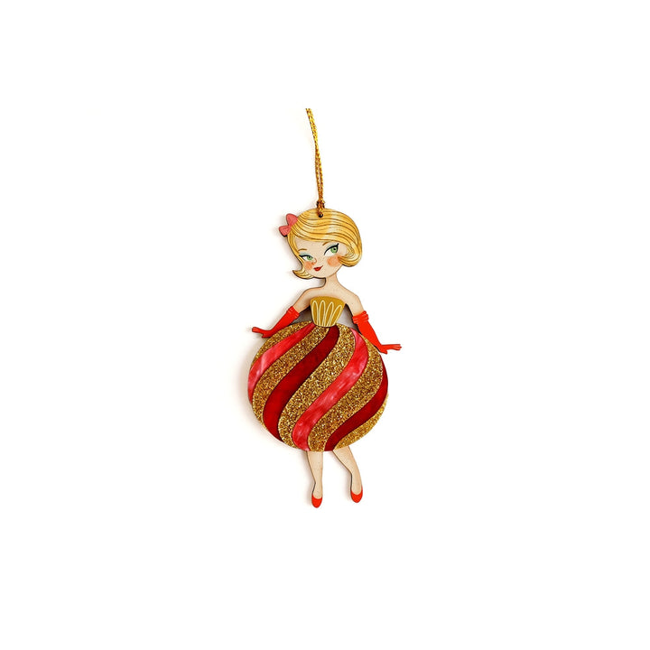 Striped Christmas Tree Ornament by Laliblue 1