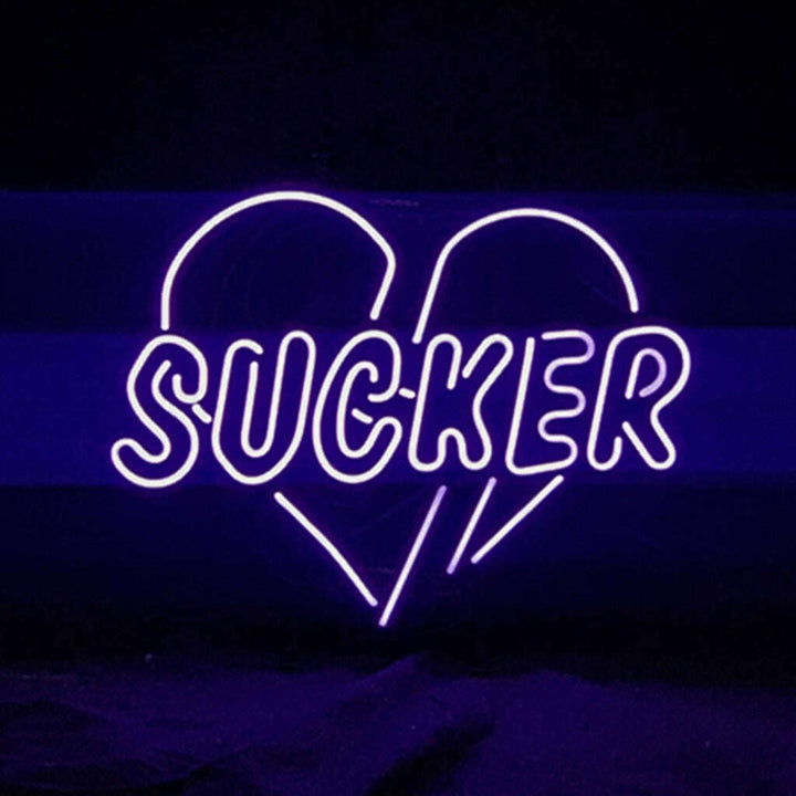 Sucker Heart Neon Signs