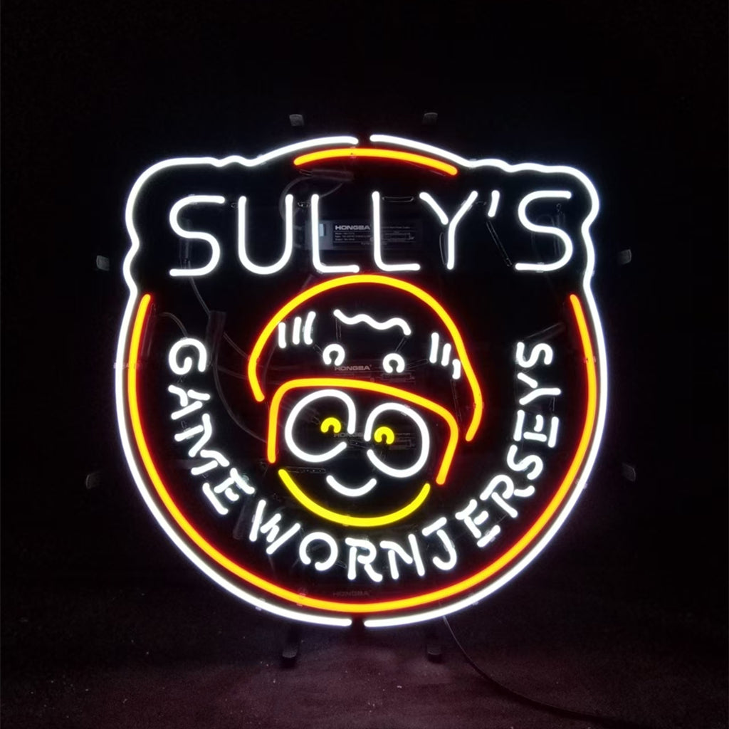 Sully's Game Worn Jerseys Neon Signs