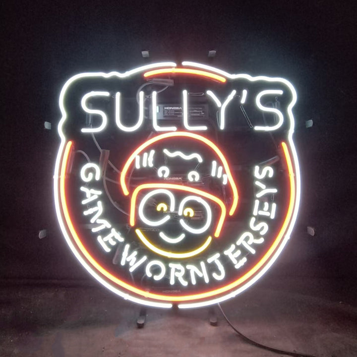 Sully's Game Worn Jerseys Neon Signs