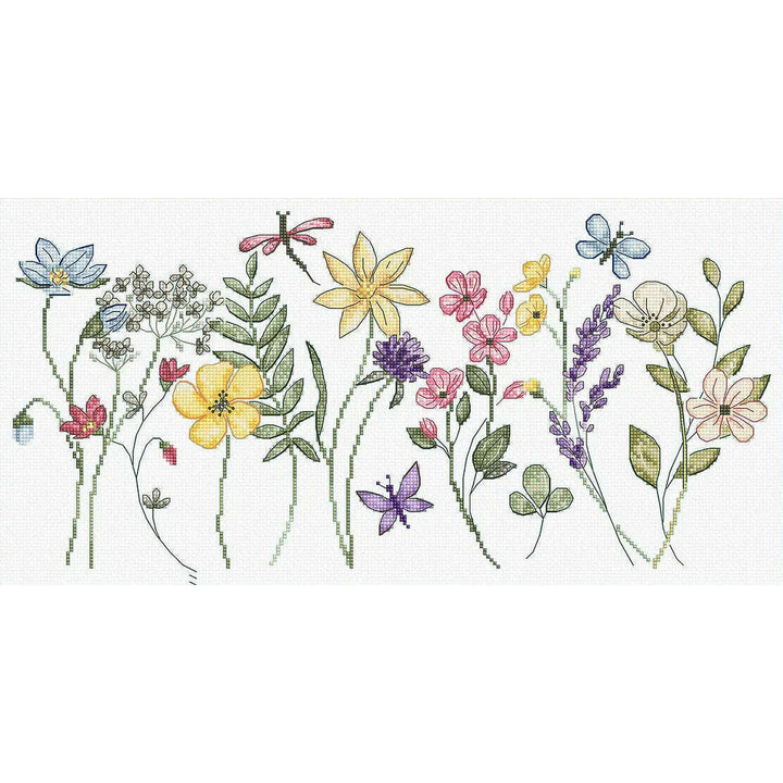Summer Bloom L8094 Counted Cross Stitch Kit