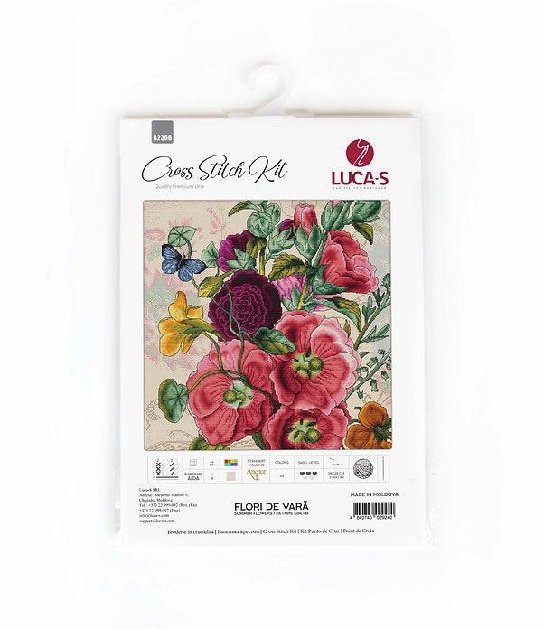 Summer flowers B2366L Counted Cross-Stitch Kit
