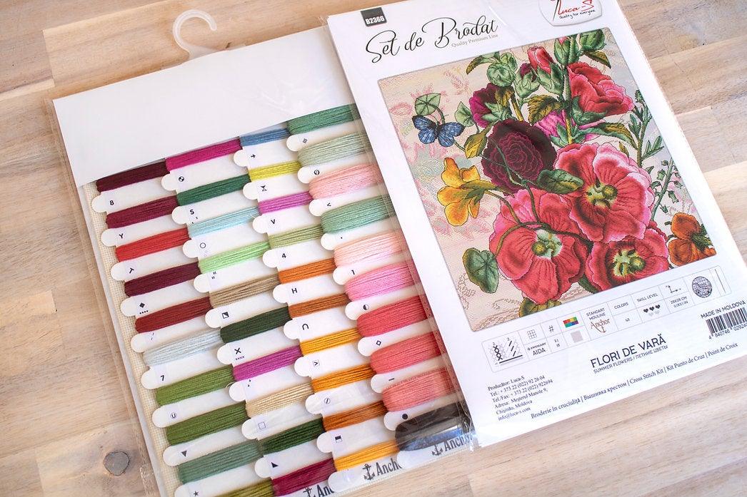 Summer flowers B2366L Counted Cross-Stitch Kit