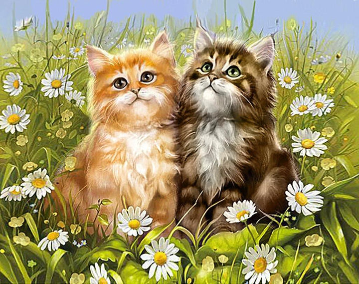 Summer Kittens CS209 19.7 x 15.8 inches Crafting Spark Diamond Painting Kit