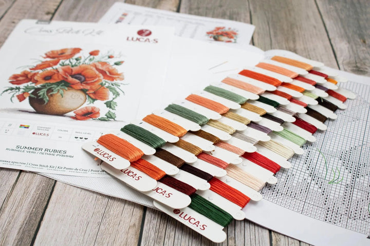 Summer Rubies B7022L Counted Cross-Stitch Kit