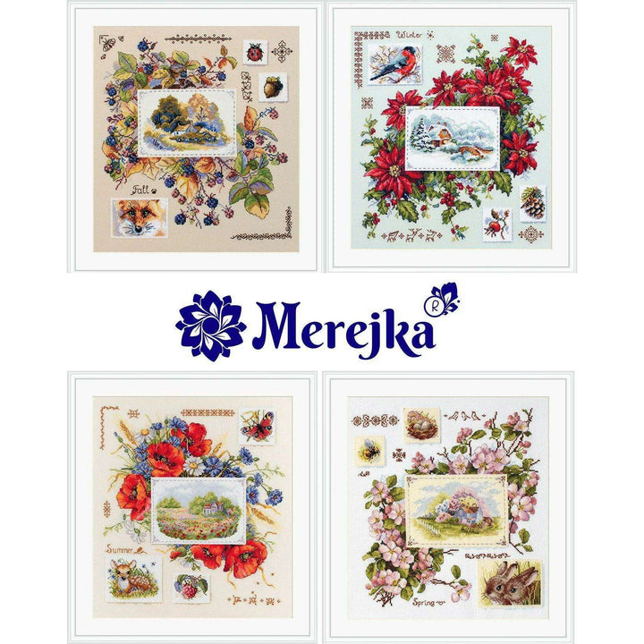 Summer Sampler K-130 Counted Cross-Stitch Kit
