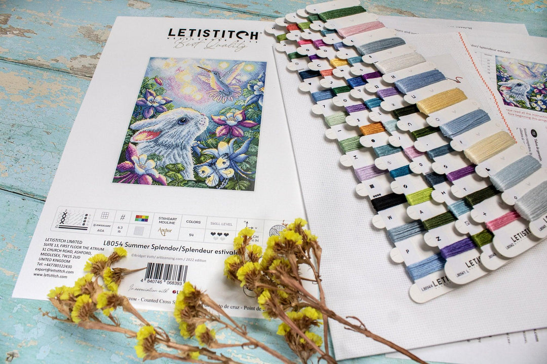 Summer Splendor L8054 Counted Cross Stitch Kit