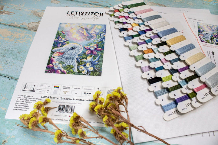 Summer Splendor L8054 Counted Cross Stitch Kit