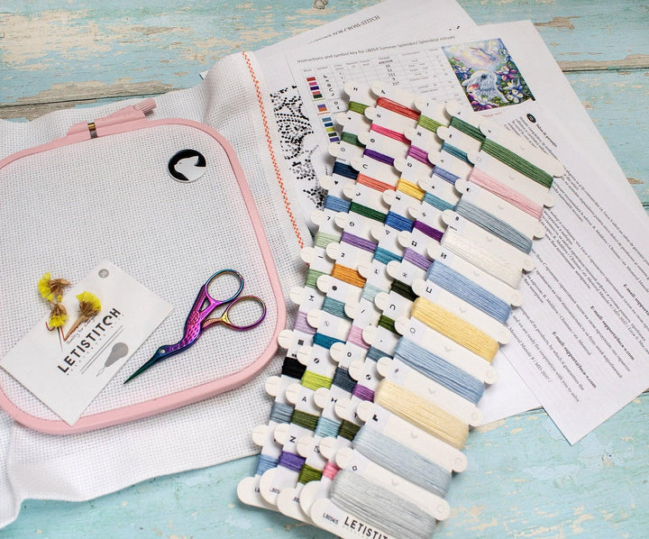 Summer Splendor L8054 Counted Cross Stitch Kit