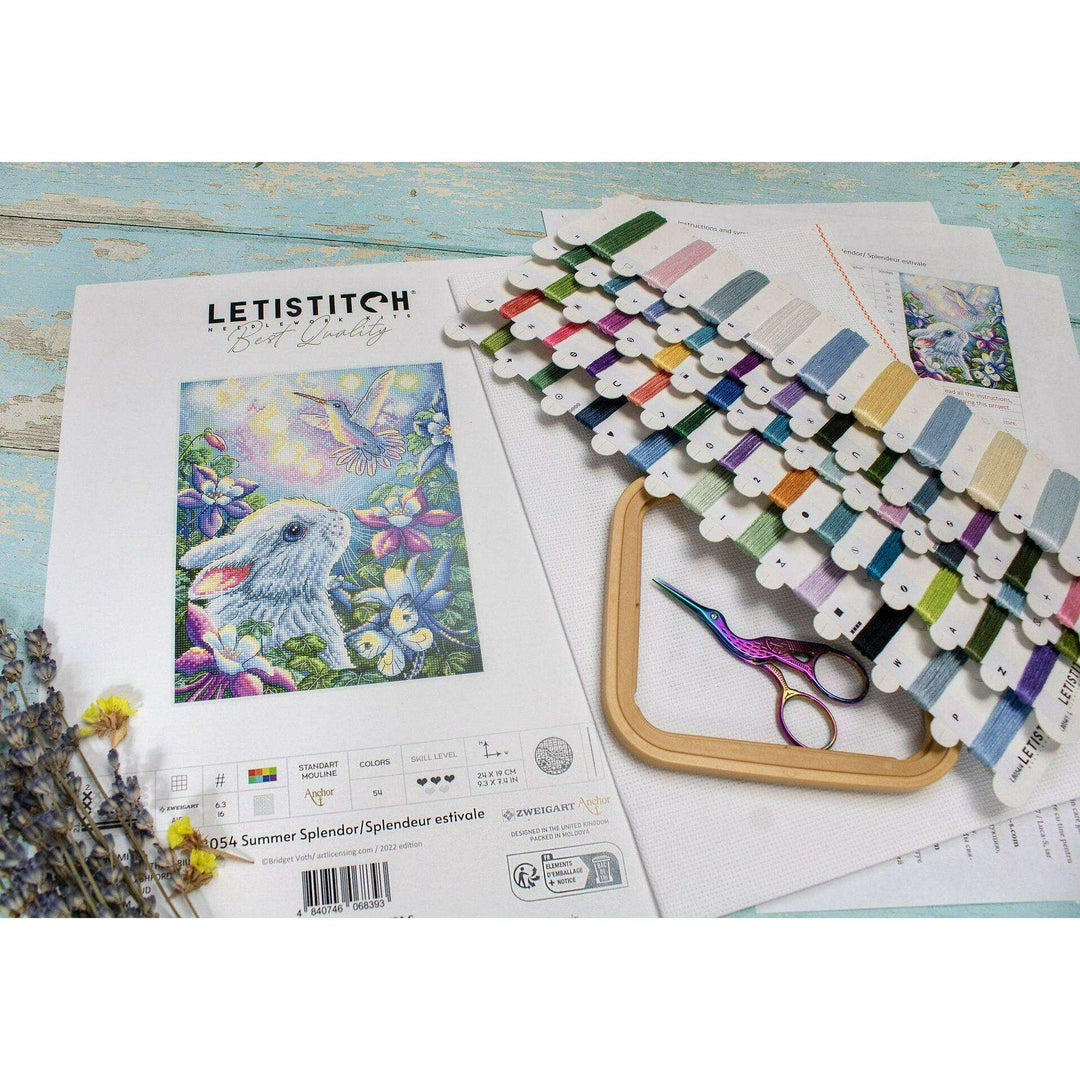 Summer Splendor L8054 Counted Cross Stitch Kit