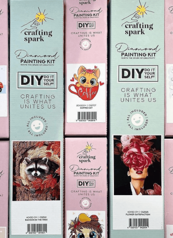 Sun Energy CS030 7.9 x 11.8 inches Crafting Spark Diamond Painting Kit