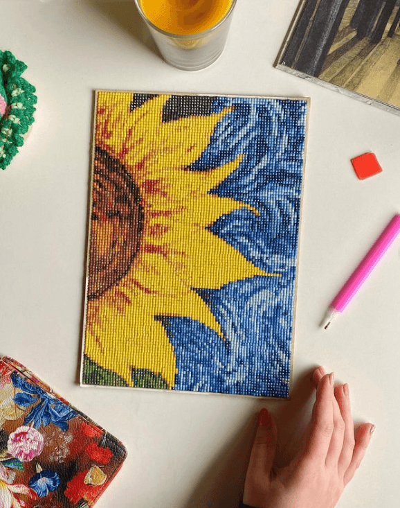 Sun Energy CS030 7.9 x 11.8 inches Crafting Spark Diamond Painting Kit