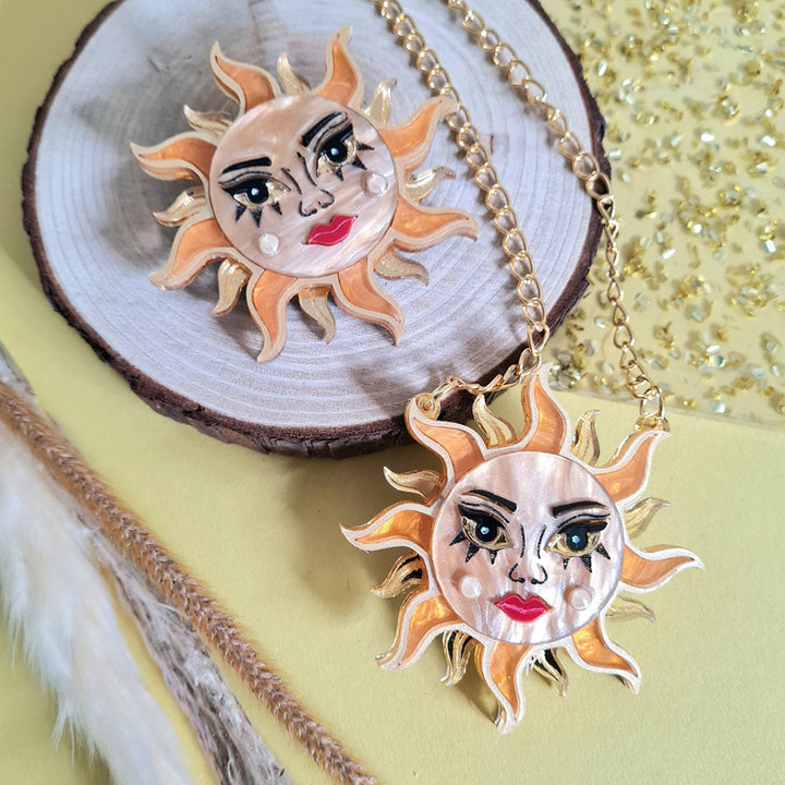 Sun Goddess Necklace by Cherryloco Jewellery 2