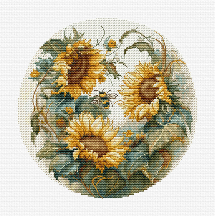 Sunflower BC202L Counted Cross-Stitch Kit