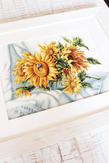 Sunflowers B2264L Counted Cross-Stitch Kit