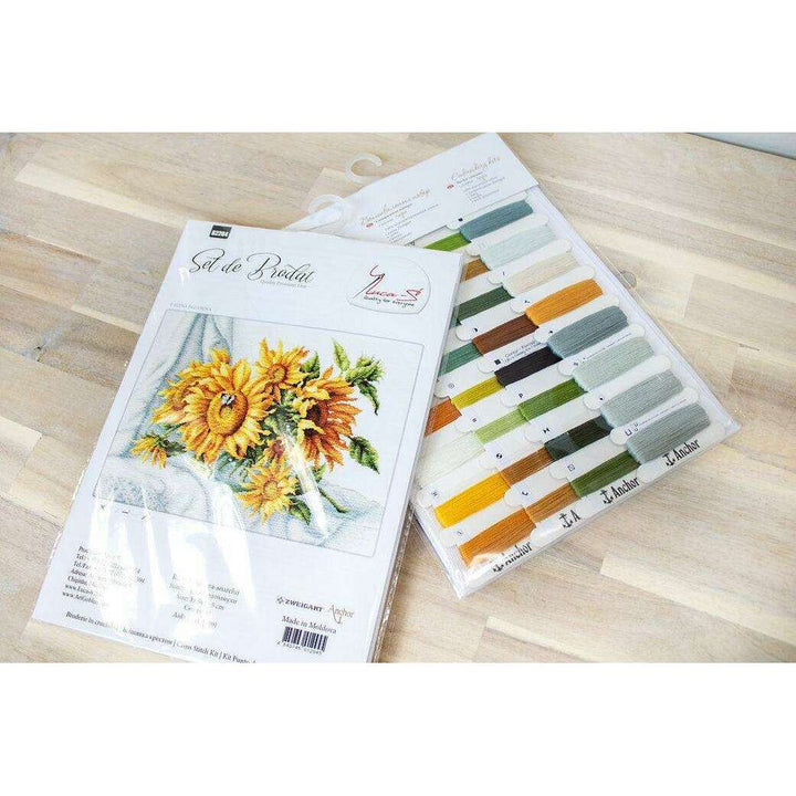 Sunflowers B2264L Counted Cross-Stitch Kit