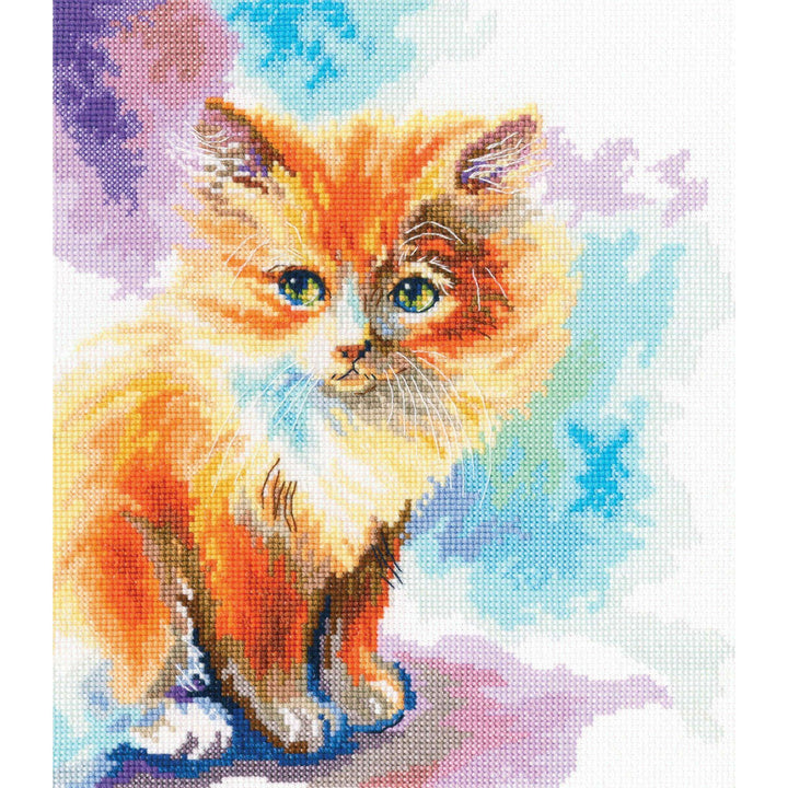 Sunny kitten M827 Counted Cross Stitch Kit