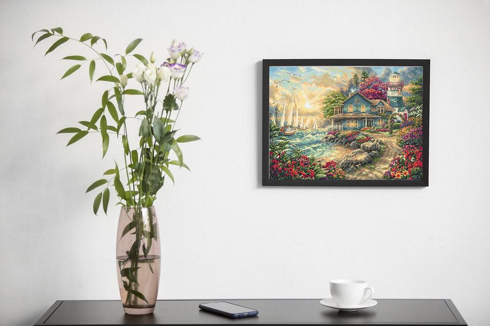 Sunrise by the Sea L8068 Counted Cross Stitch Kit