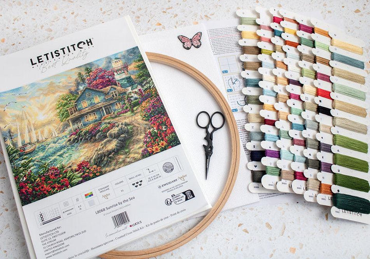Sunrise by the Sea L8068 Counted Cross Stitch Kit