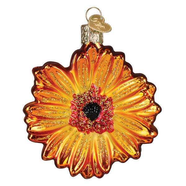 Sunset Gerbera Daisy Ornament