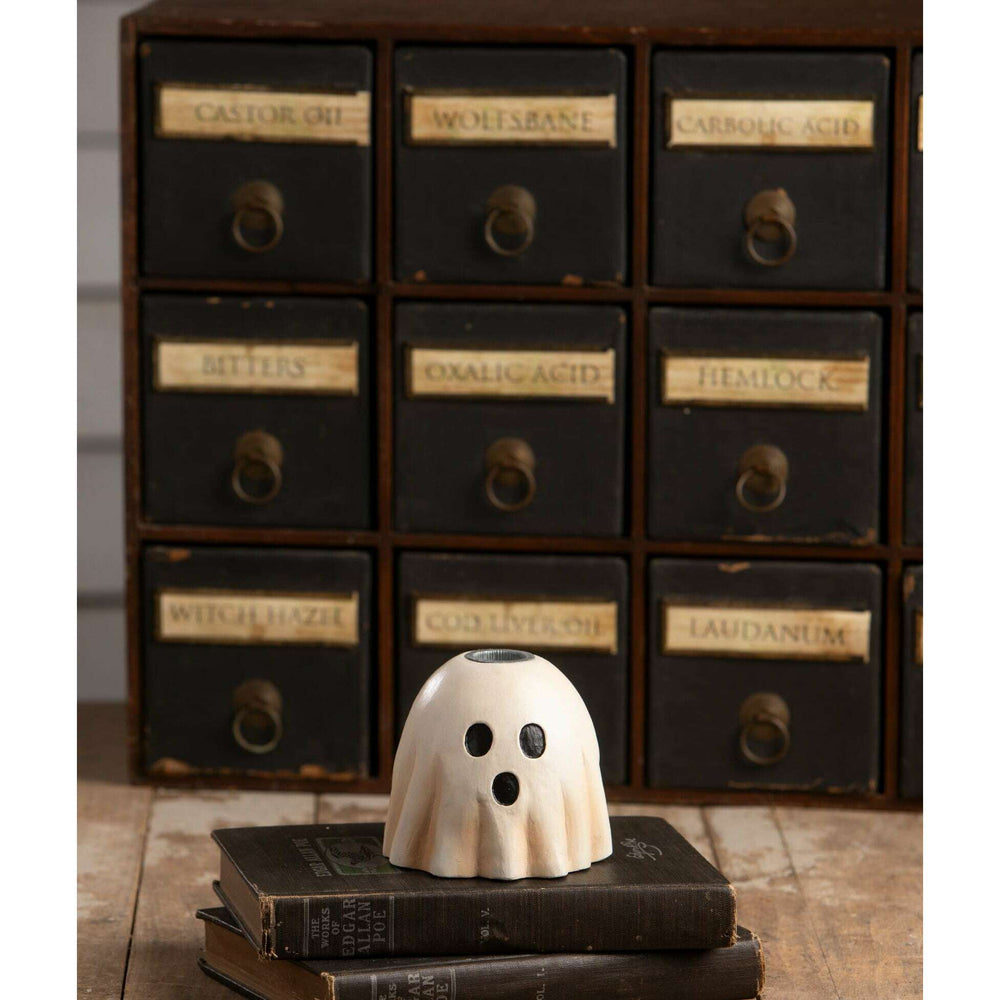 Surprised Ghost Candlestick by Bethany Lowe Designs, image 2