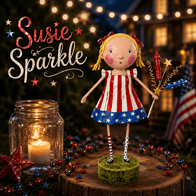 Susie Sparkle Figurine by Lori Mitchell *NEW FOR 2026* – view 2