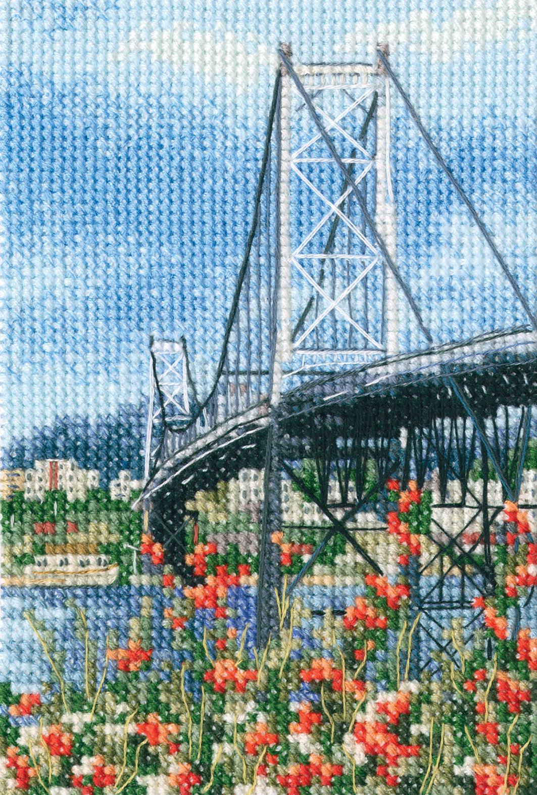 Suspension Bridge Hercilio Luz C306 Counted Cross Stitch Kit