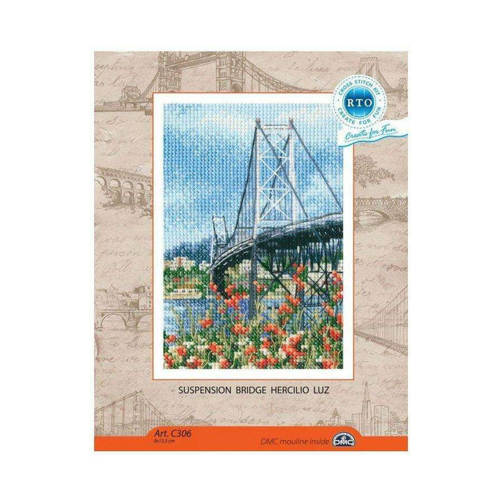 Suspension Bridge Hercilio Luz C306 Counted Cross Stitch Kit