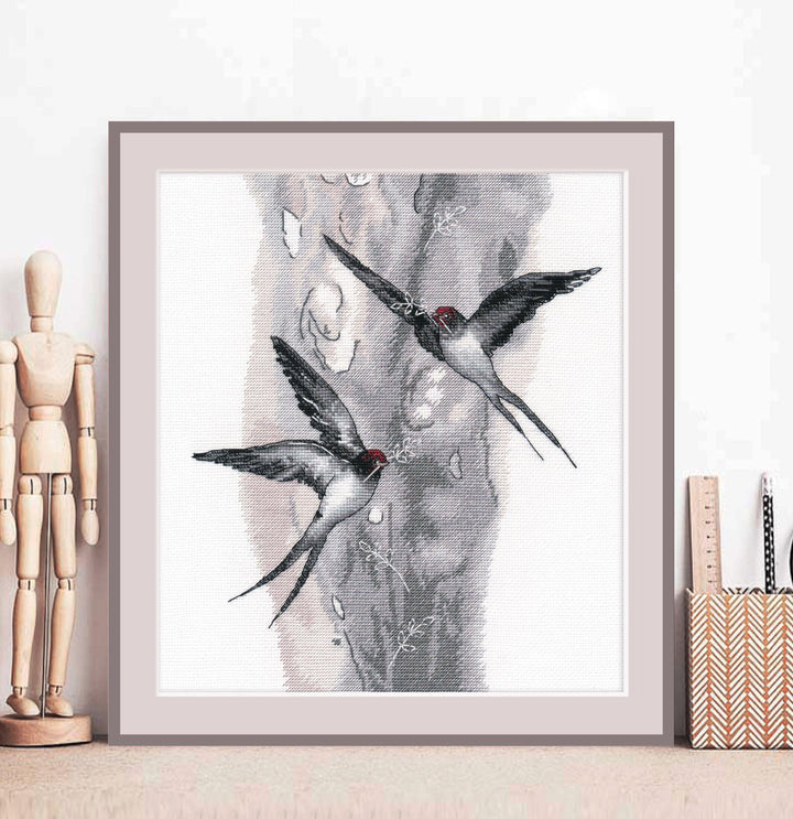 Swallows 1408 Counted Cross Stitch Kit