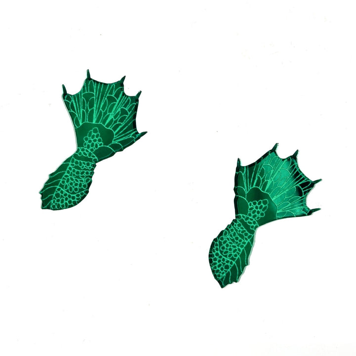 LAST CHANCE! Swamp Monster Hand Earrings