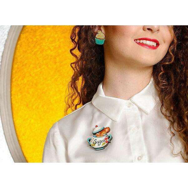 Sweet Mouse Brooch by LaliBlue - Quirks!