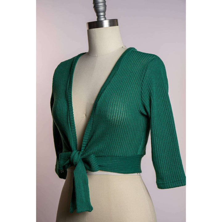 Sweet Sweater - Open Knit, Evergreen