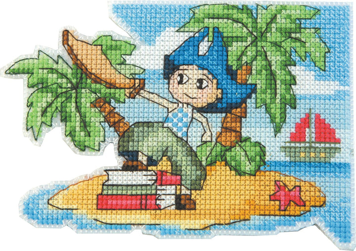 T-82C Counted cross stitch kit Bookmark "Fantasy world. Boy"
